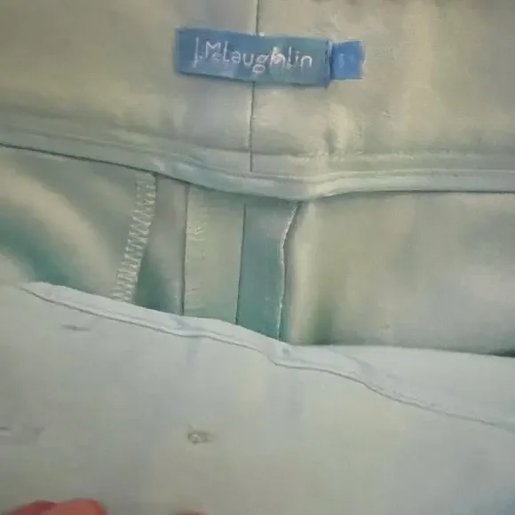 J.McLaughlin Scalloped Hem Mint Green Shorts - Size 6 - Picture 3 of 11